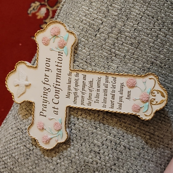 Hanging Confirmation Cross - Picture 1 of 7